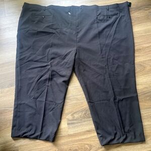 Men's Black Dress Pants Sz 78 HUSKY